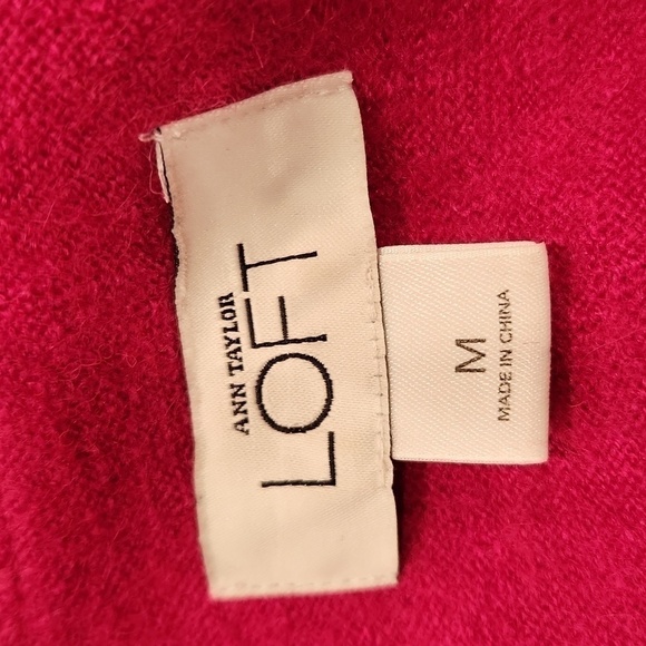 LOFT Hot Pink Wool Blend Blazer - Picture 6 of 8